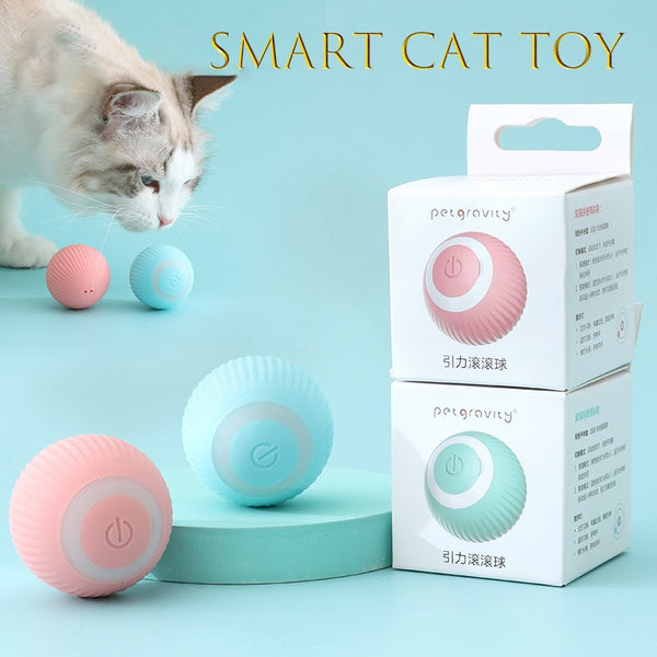 Smart Automatic Rolling Ball Cat Toy