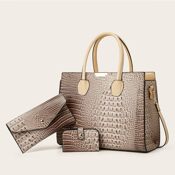 Fashion Versatile Crocodile Texture Bag