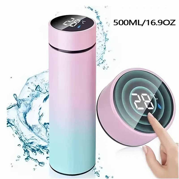 Smart Stainless steel thermos bottle with LED temperature display