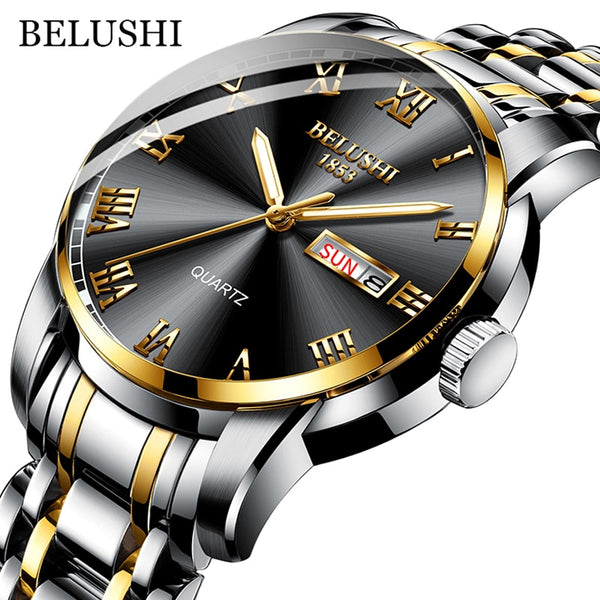 BELUSHI Stainless Steel Wristwatch